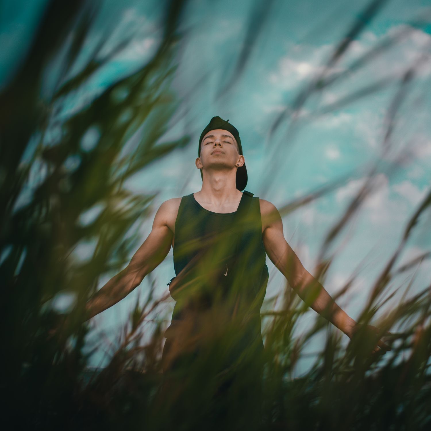 Man Standing on Grass · Free Stock Photo