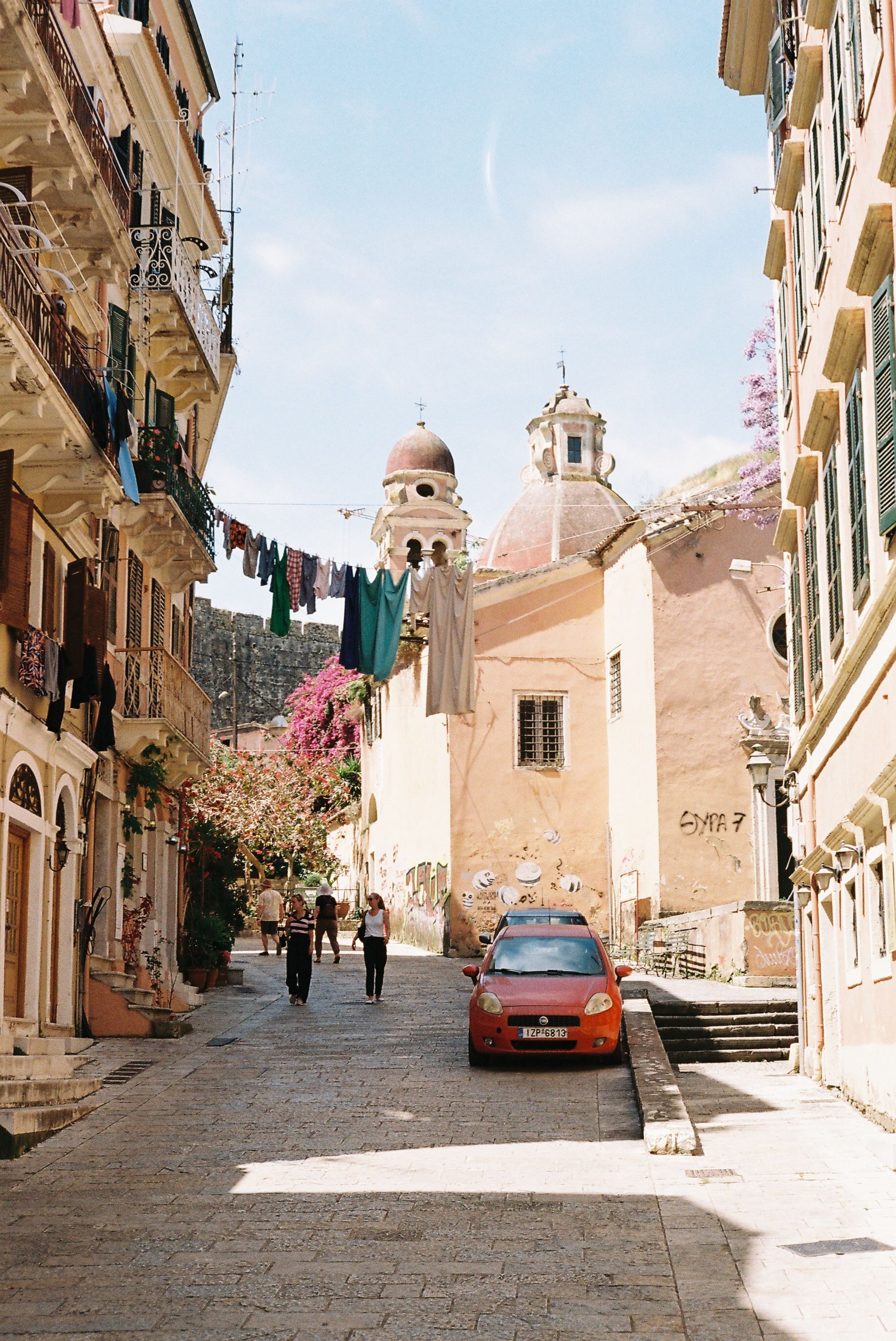 Charming Street Scene in Historic Mediterranean Village · Free Stock Photo