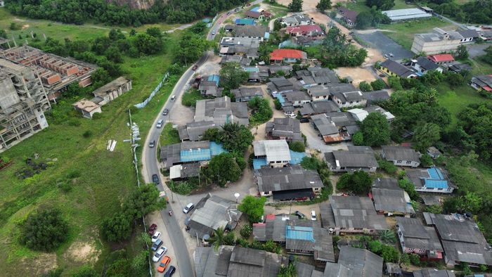 Irrigated property from above