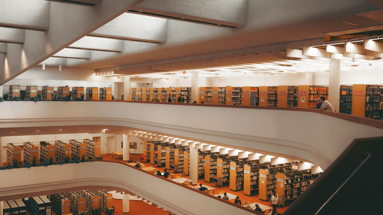 Lso Library Toronto Vast Interior of Toronto's Modern Library · Free Stock Photo