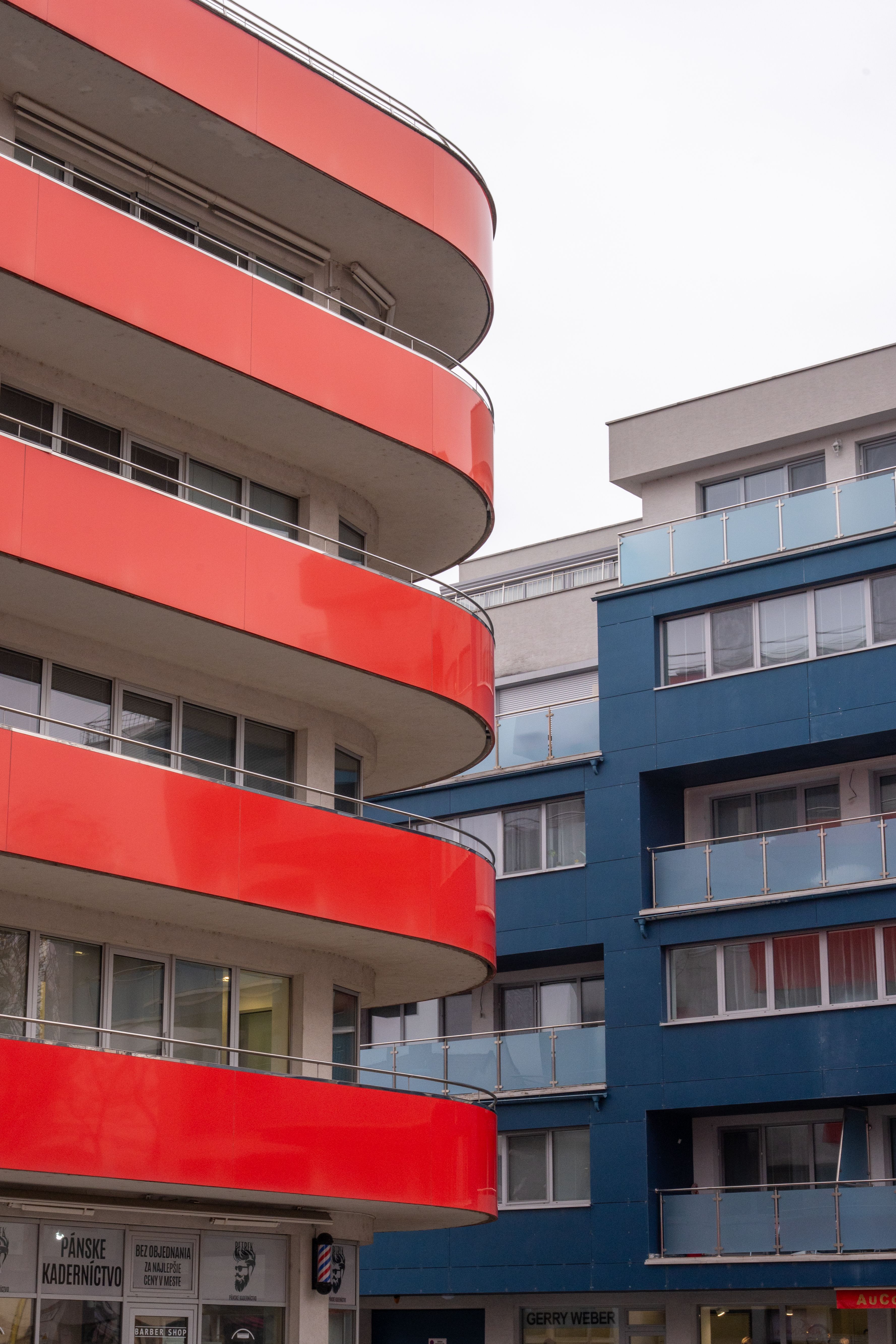 Modern Apartment Buildings with Bold Colors · Free Stock Photo