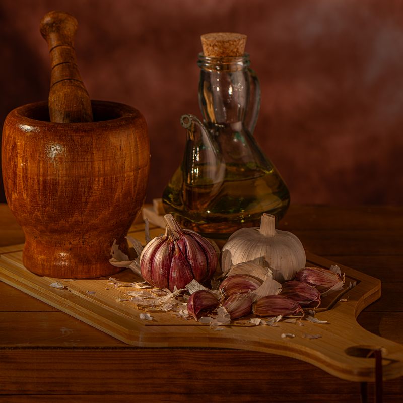 Spanish Ajada Saffron Garlic Oil