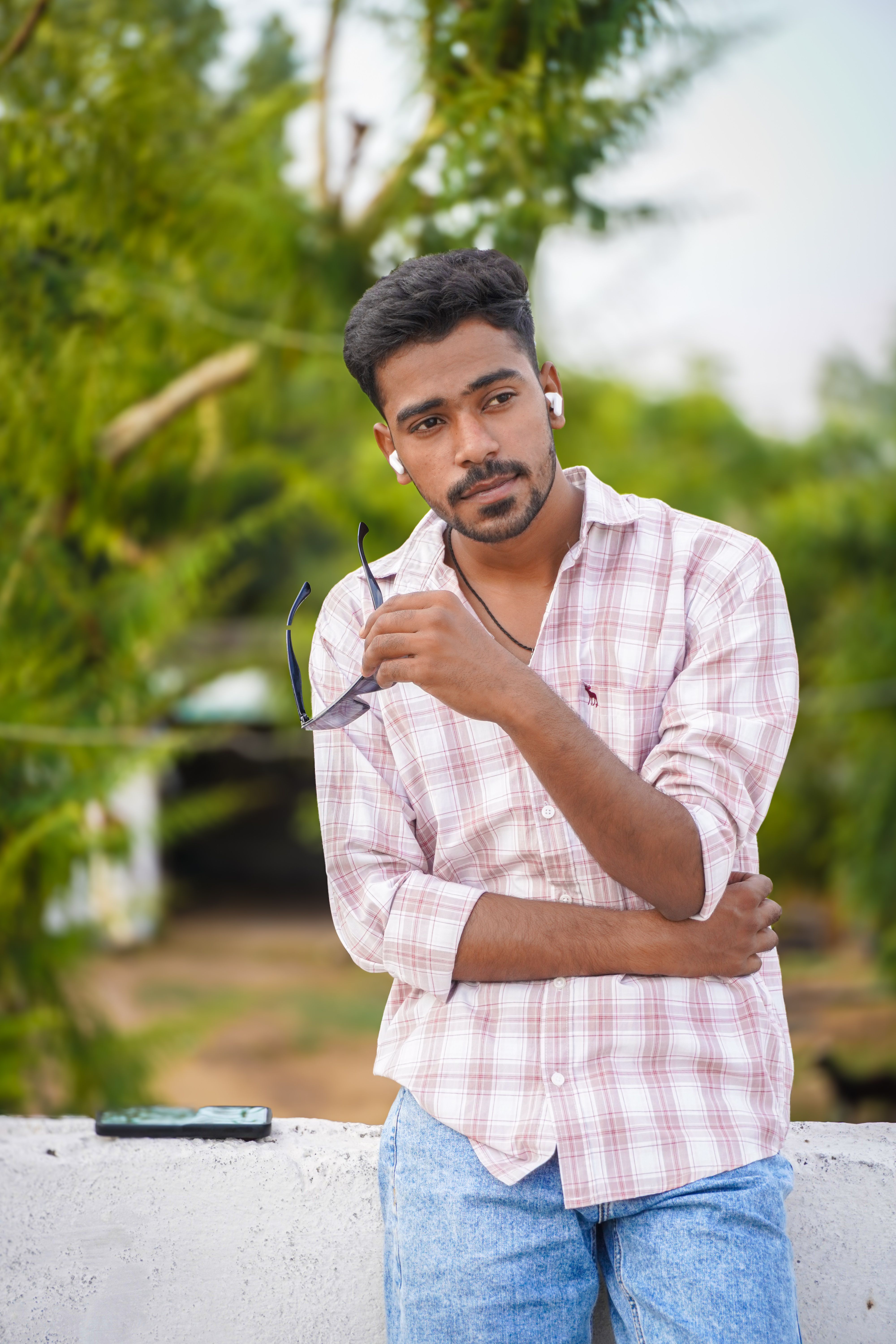 Casual Portrait of a Young Man Outdoors · Free Stock Photo