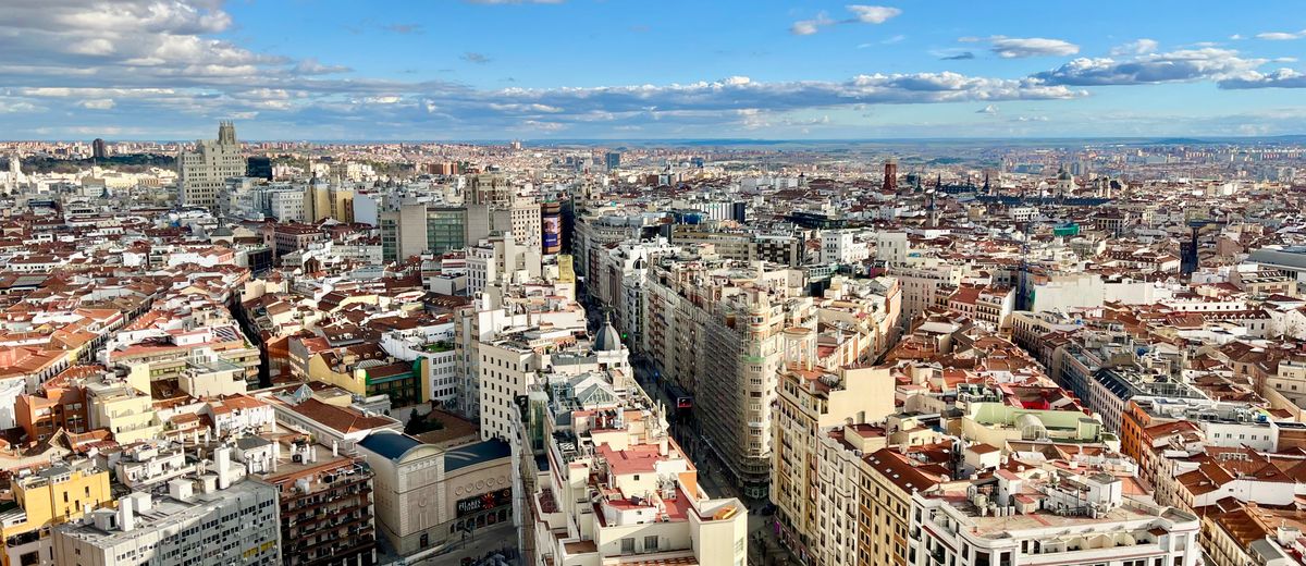 Panorámica de Madrid desde lo alto