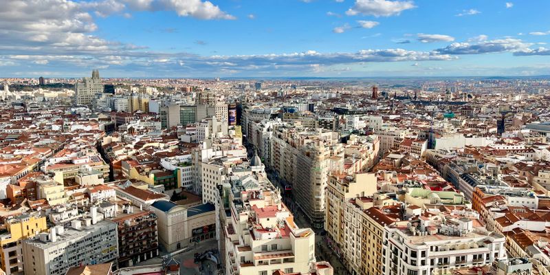 Panorámica de Madrid desde lo alto