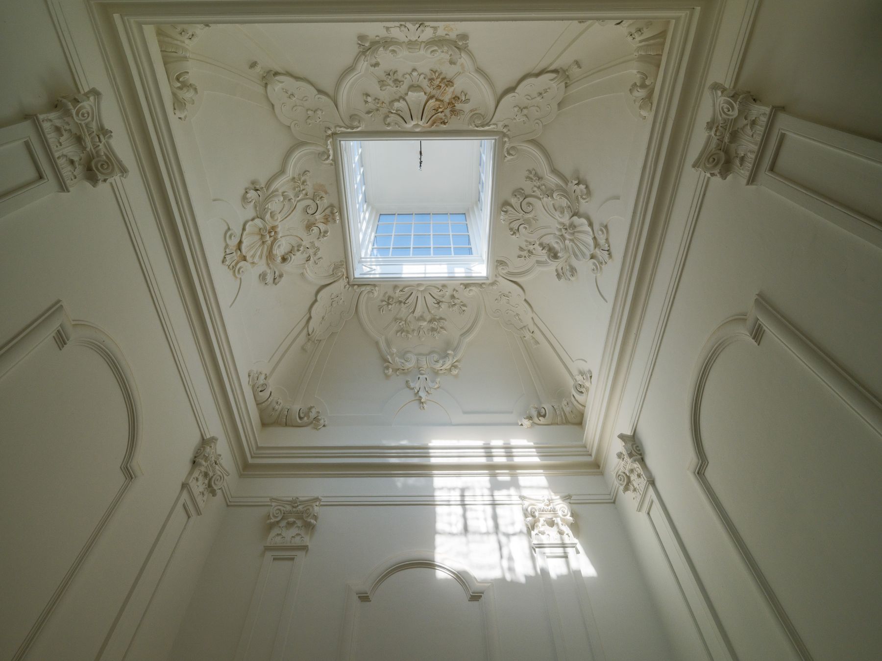 Masonry and Render Painting in Chinatown — dust sheets down and the room fully protected