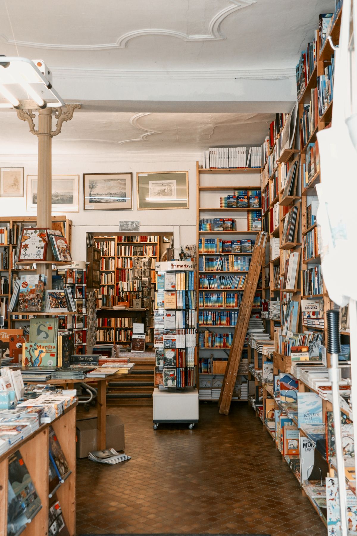 Interior of a well-stocked independent bookshop