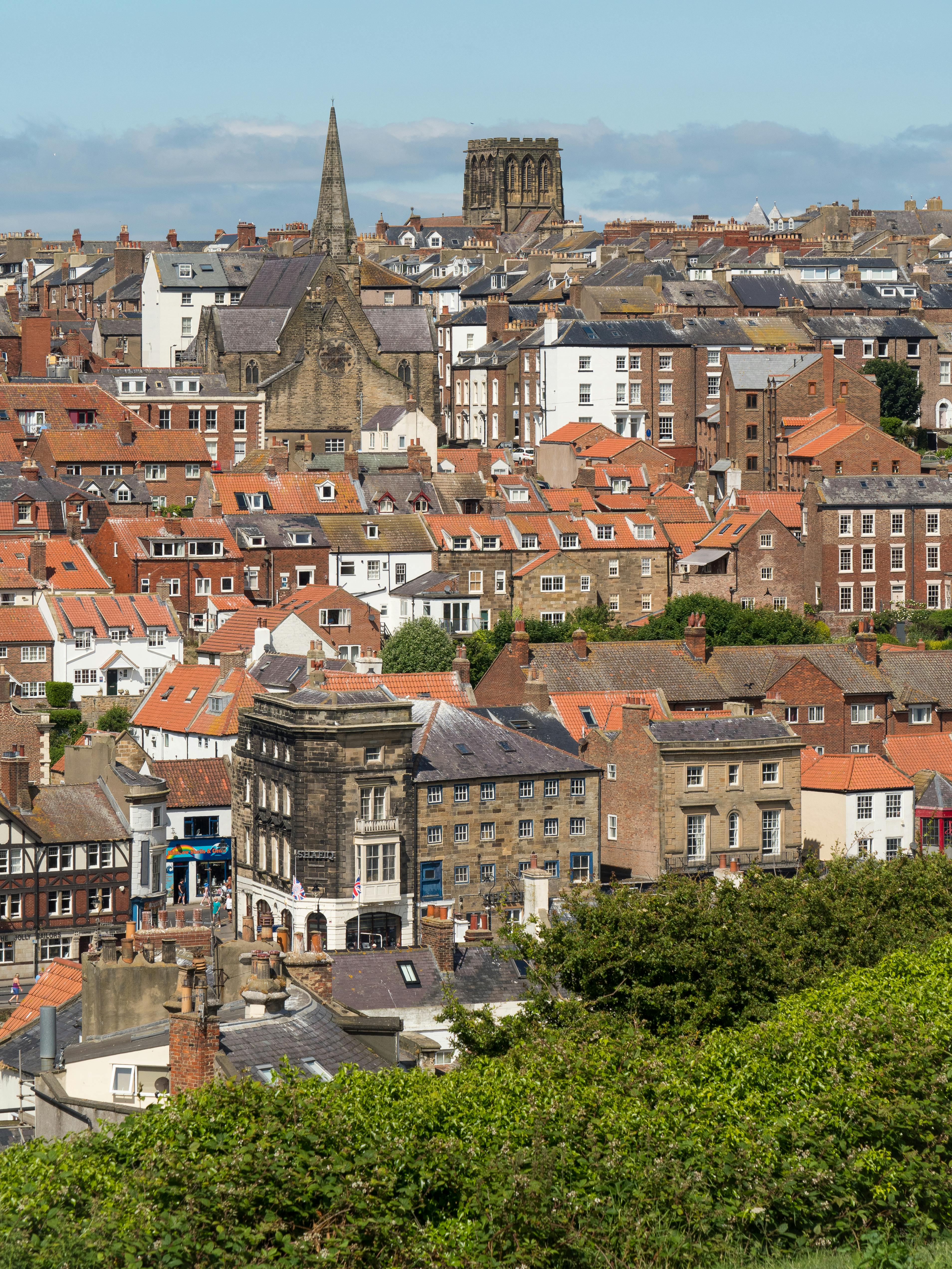 Picturesque Whitby Rooftops and Historic Architecture · Free Stock Photo