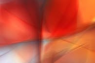 Vibrant Abstract Art with Red and Orange Tones