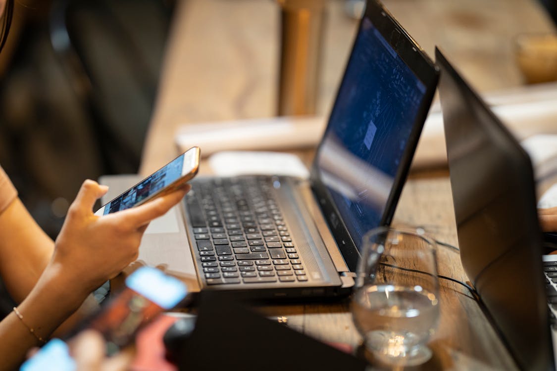 Person Holding Smartphone