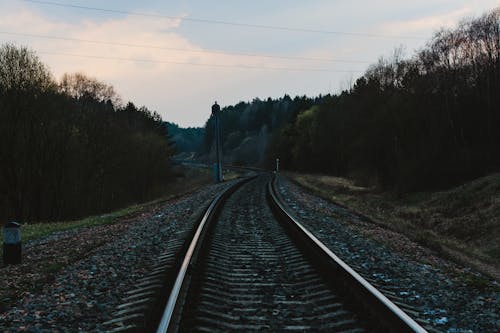 Kostenlos Leere Eisenbahn Stock-Foto