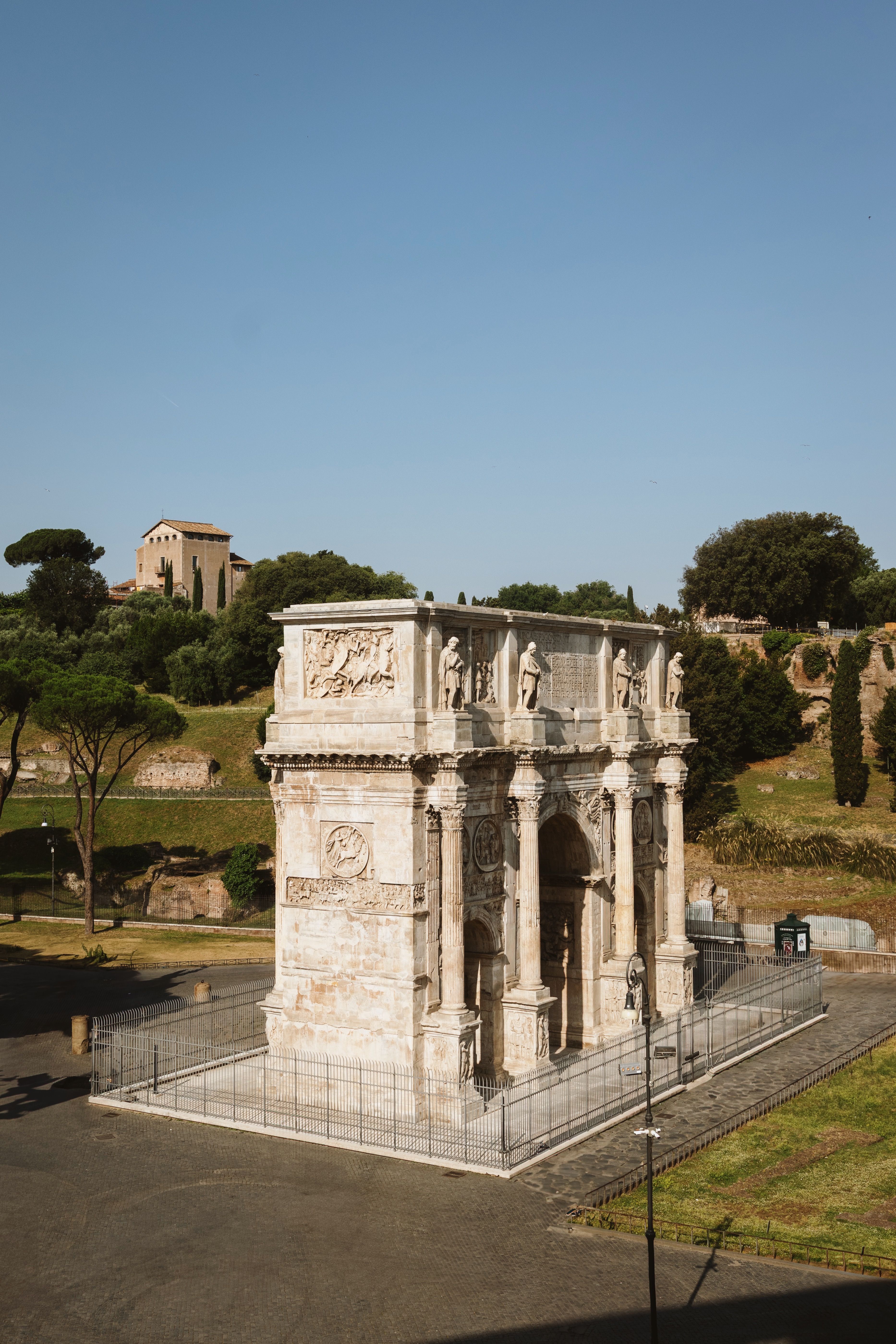 Historic Arch of Constantine in Rome, Italy · Free Stock Photo