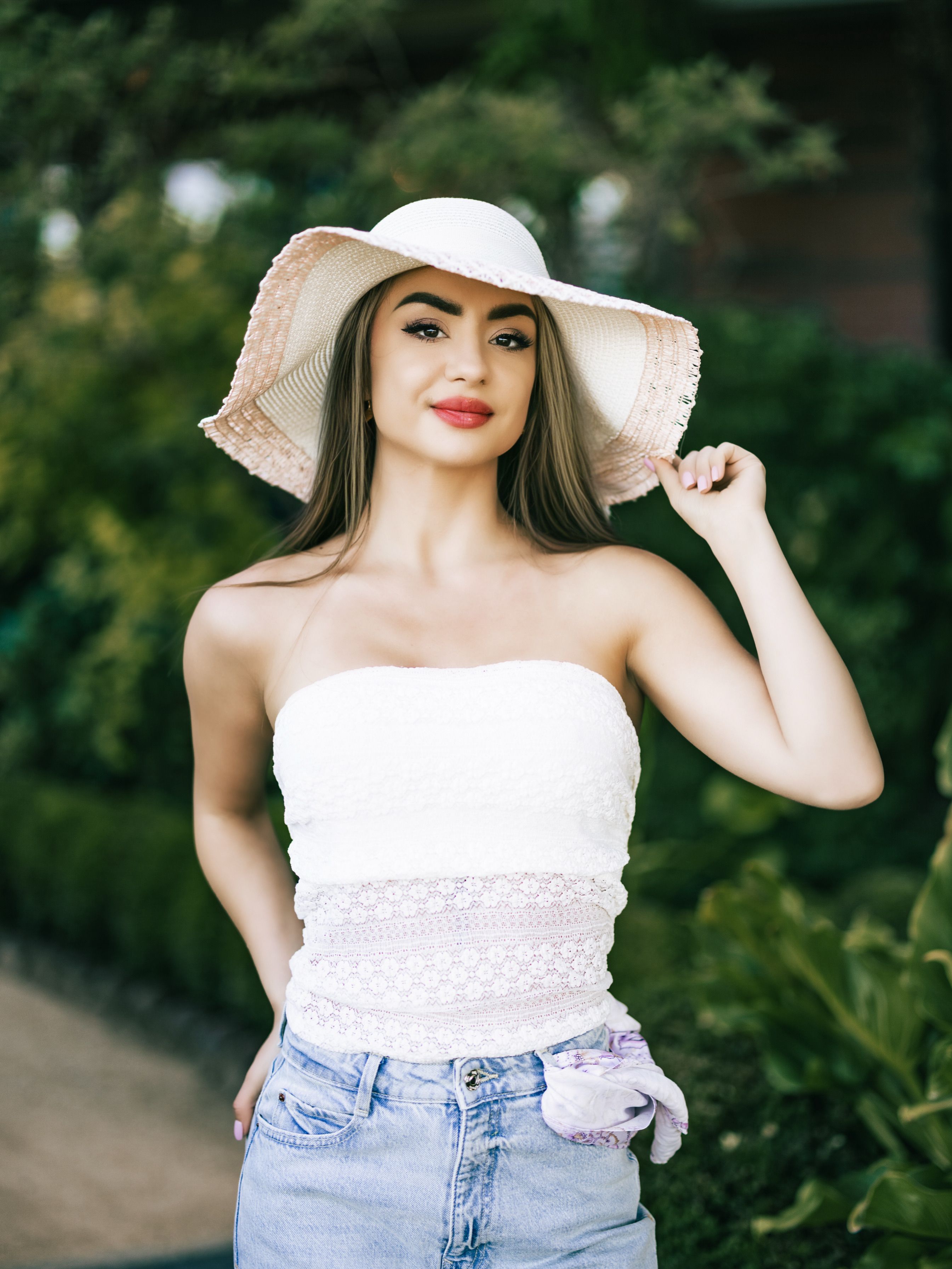 Stylish Woman in Summer Outfit Outdoors · Free Stock Photo