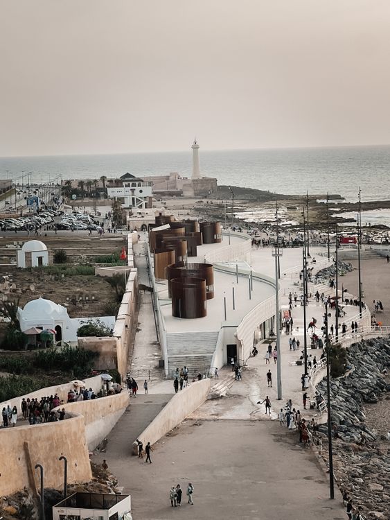 Scenic View of Rabat Lighthouse and Coast · Free Stock Photo