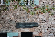 Brown Stone Rock Wall