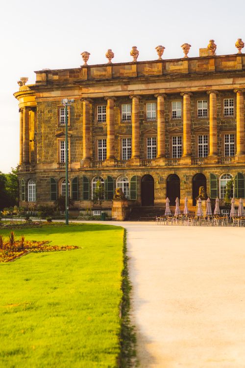 Free Stunning baroque building in Kassel, Germany during golden hour, showcasing European heritage and classic design. Stock Photo