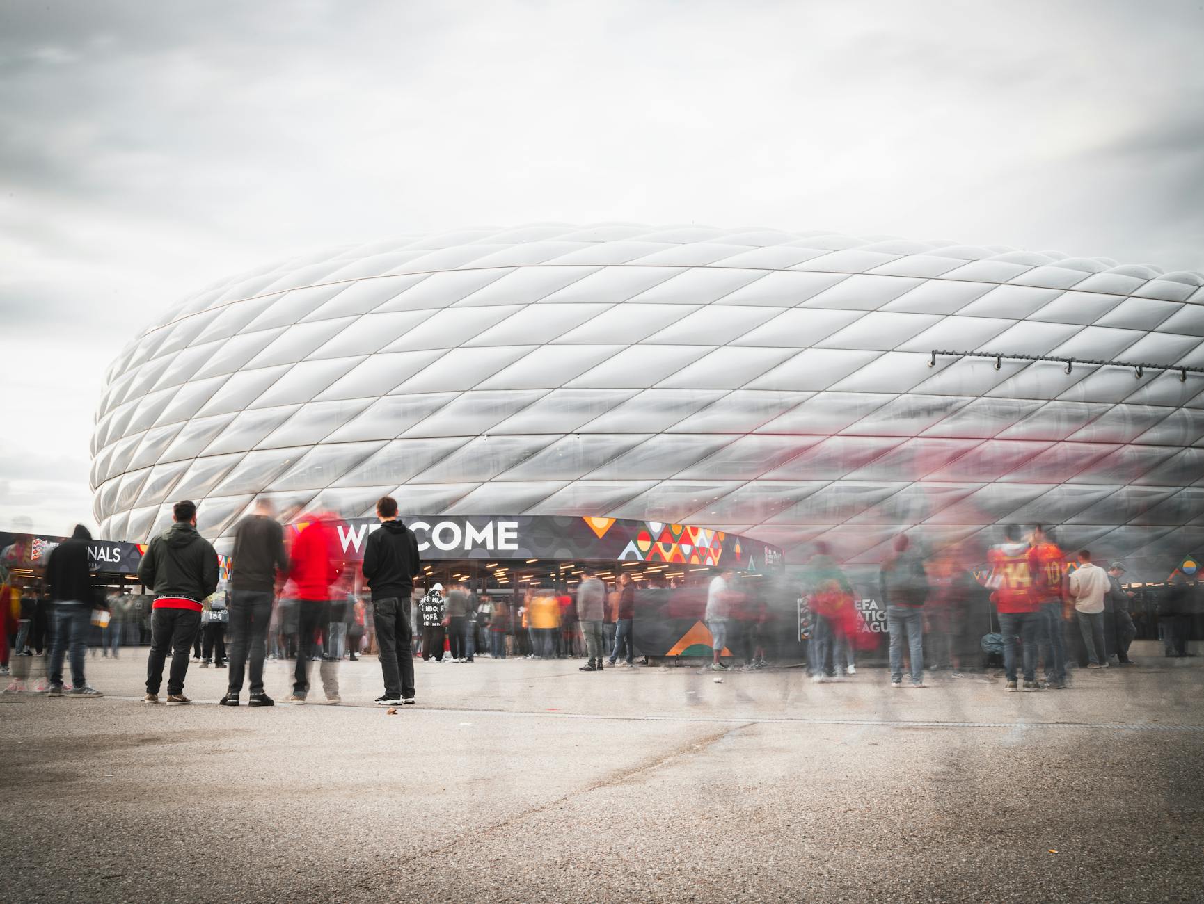 Free stock photo of allianz arena, fans, football,