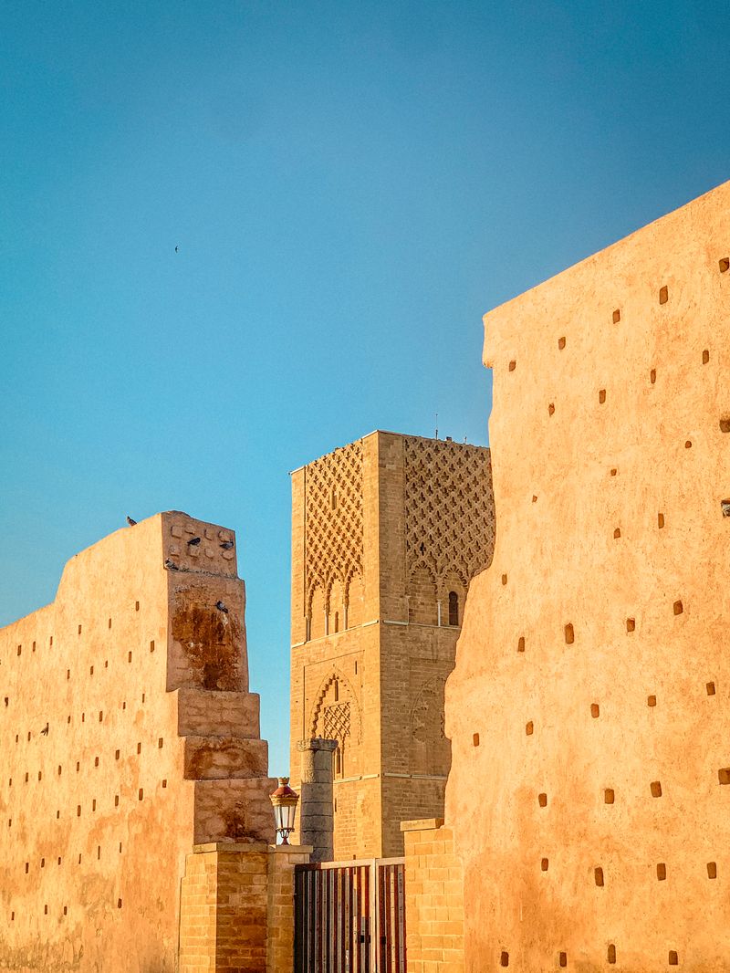 Tangier kasbah blue walls