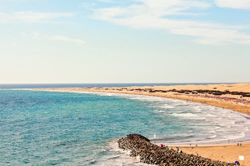 Person Standing Near Seashore