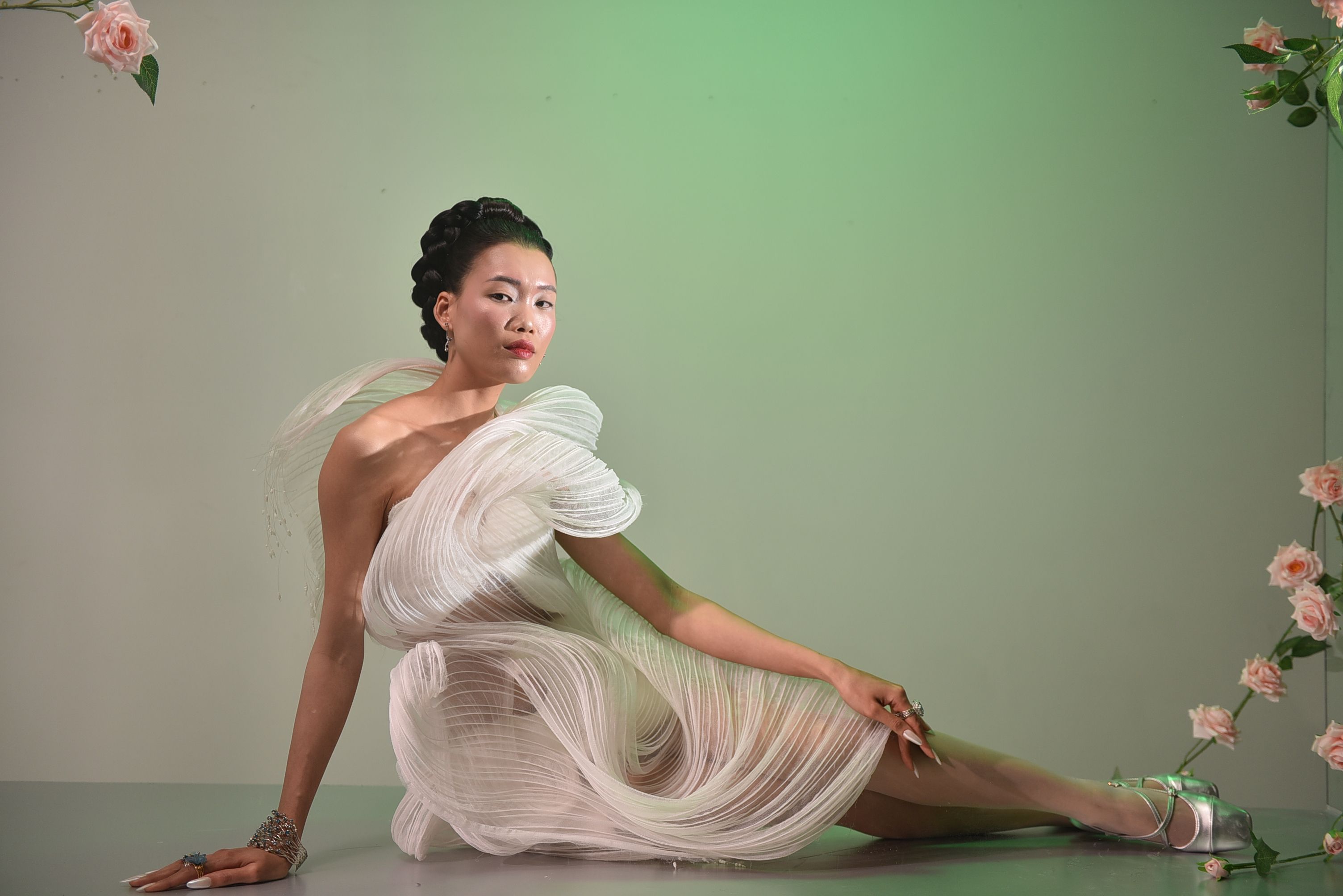 Elegant Portrait of Woman in Artistic Dress · Free Stock Photo