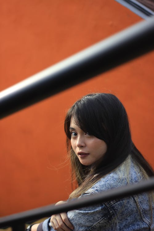 Photo Of Woman Wearing Denim Jacket