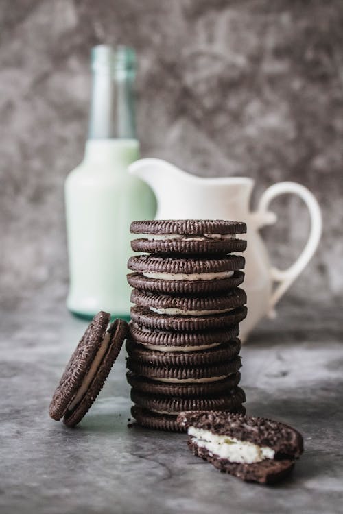 Free Stack of Biscuits Stock Photo