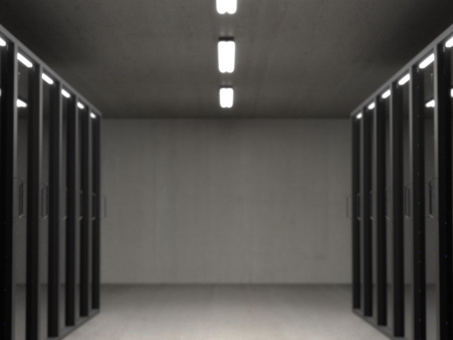 High-density server rack with liquid cooling connections