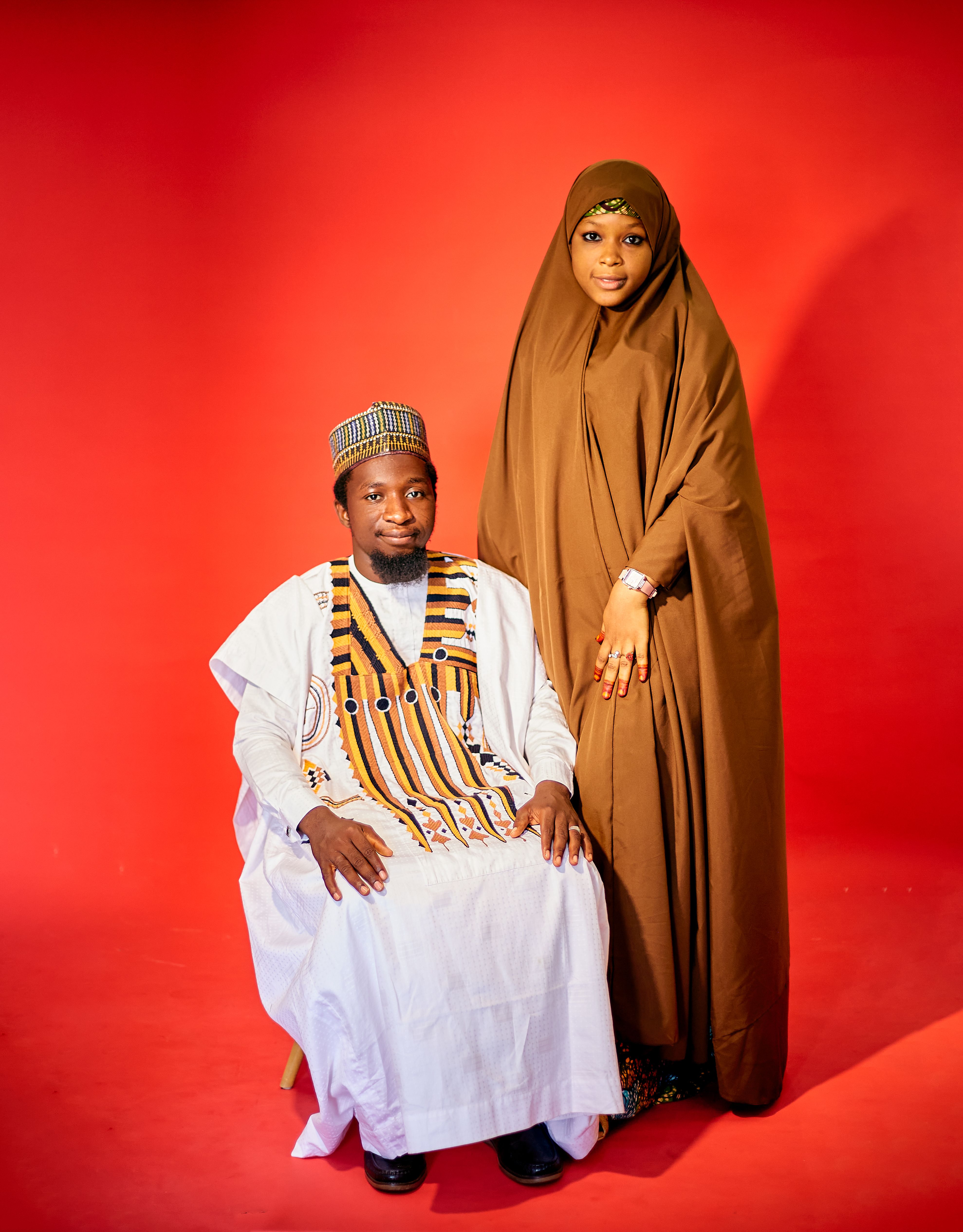 Traditional African Couple in Cultural Attire · Free Stock Photo