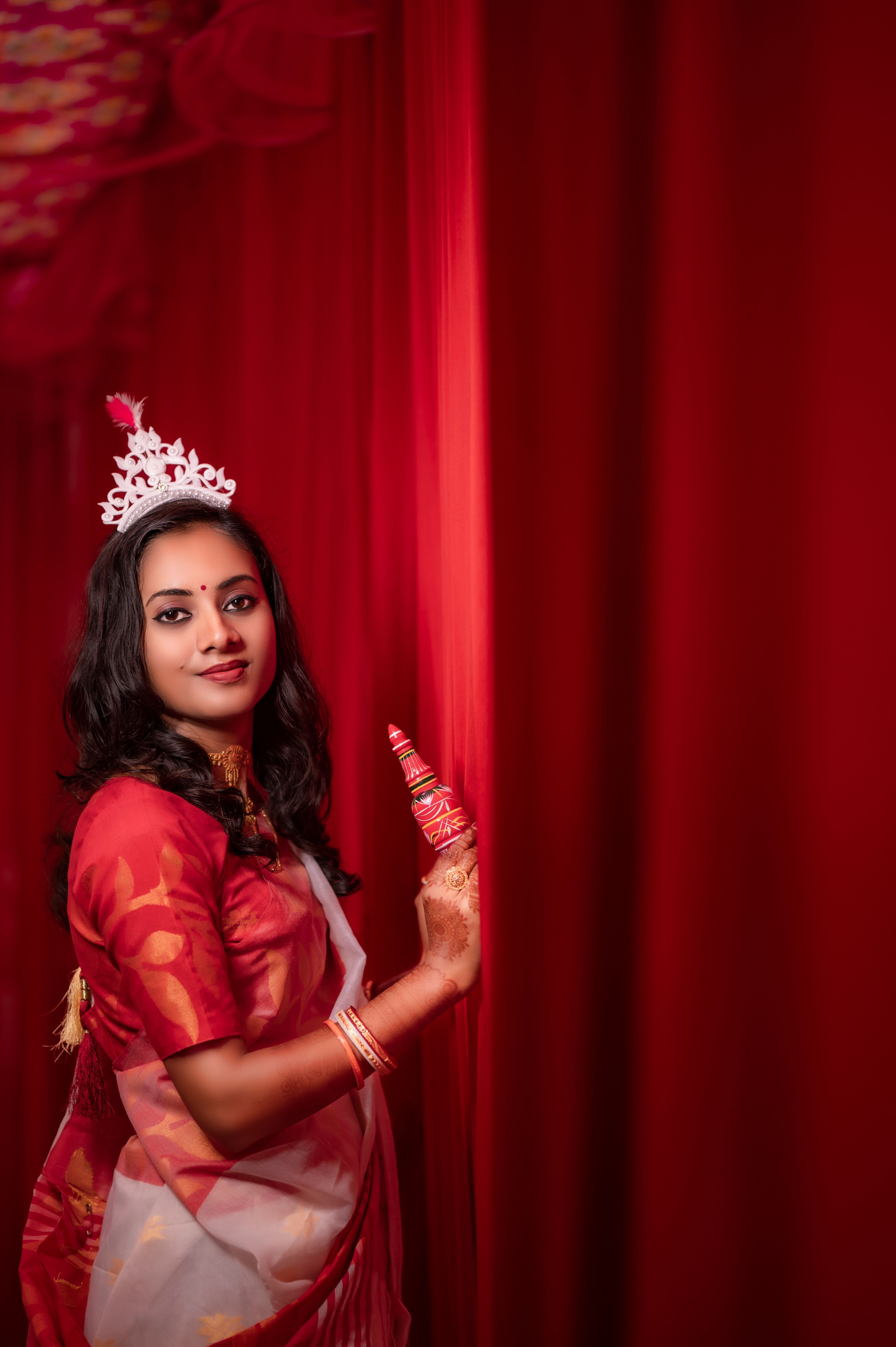 bengali ladies dress Woman in traditional bengali dress hi-res stock photography and images