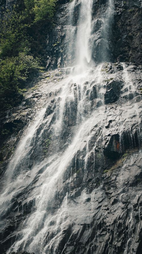 Free Experience the breathtaking beauty of a powerful waterfall cascading through Artvin, Türkiye. Stock Photo