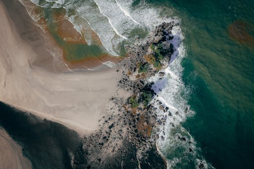 Imágenes De Drone De Una Playa