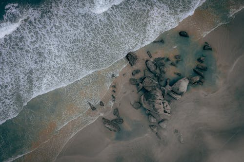 Δωρεάν στοκ φωτογραφιών με rock, ακτή, άμμος