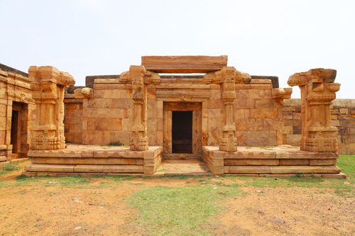Free Explore the intricate design of an ancient stone temple under bright sunlight, showcasing historical architecture. Stock Photo