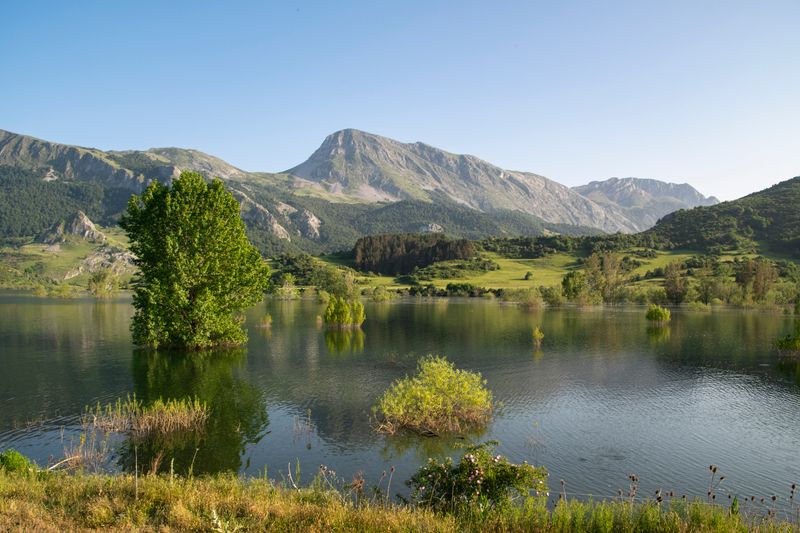 Camino de Santiago en Roncesvalles, Pirineos