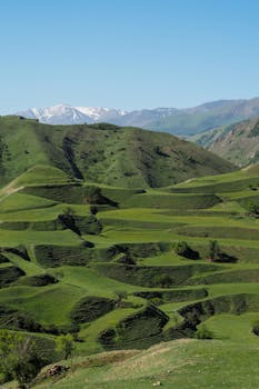 Terrace Farming in Dagestan, Russia