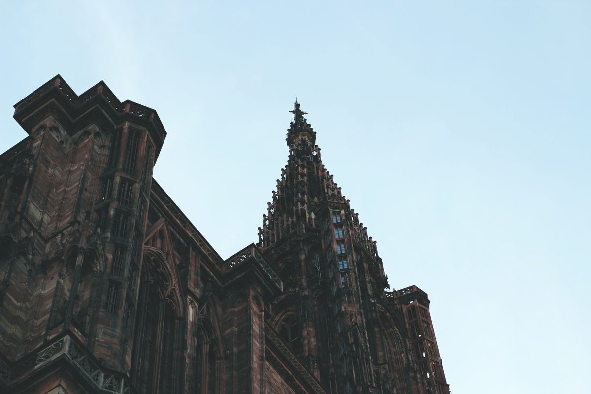 Arhitectura gotică a catedralei din Strasbourg