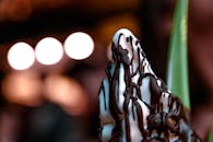Close-up of A Sundae Icecream