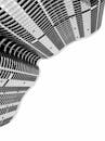 Abstract Black and White Architectural Curves