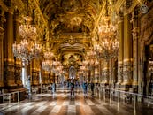 Luxurious Interior at Palais Garnier Opera House