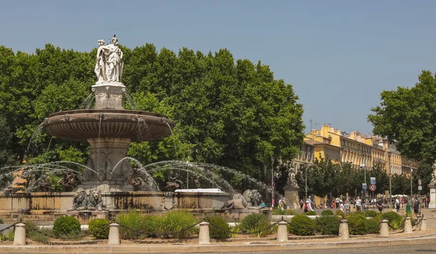 Les fontaines et l'eau chaude d'Aix