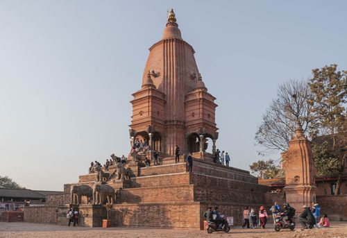 Free Explore the historic Nyatapola Temple in Bhaktapur, Nepal, showcasing traditional architecture. Stock Photo