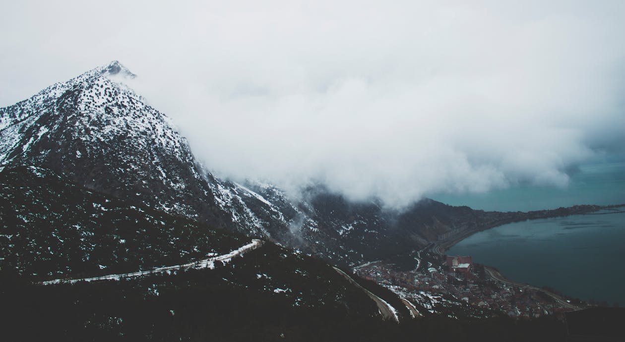 Mountain Near Body of Water