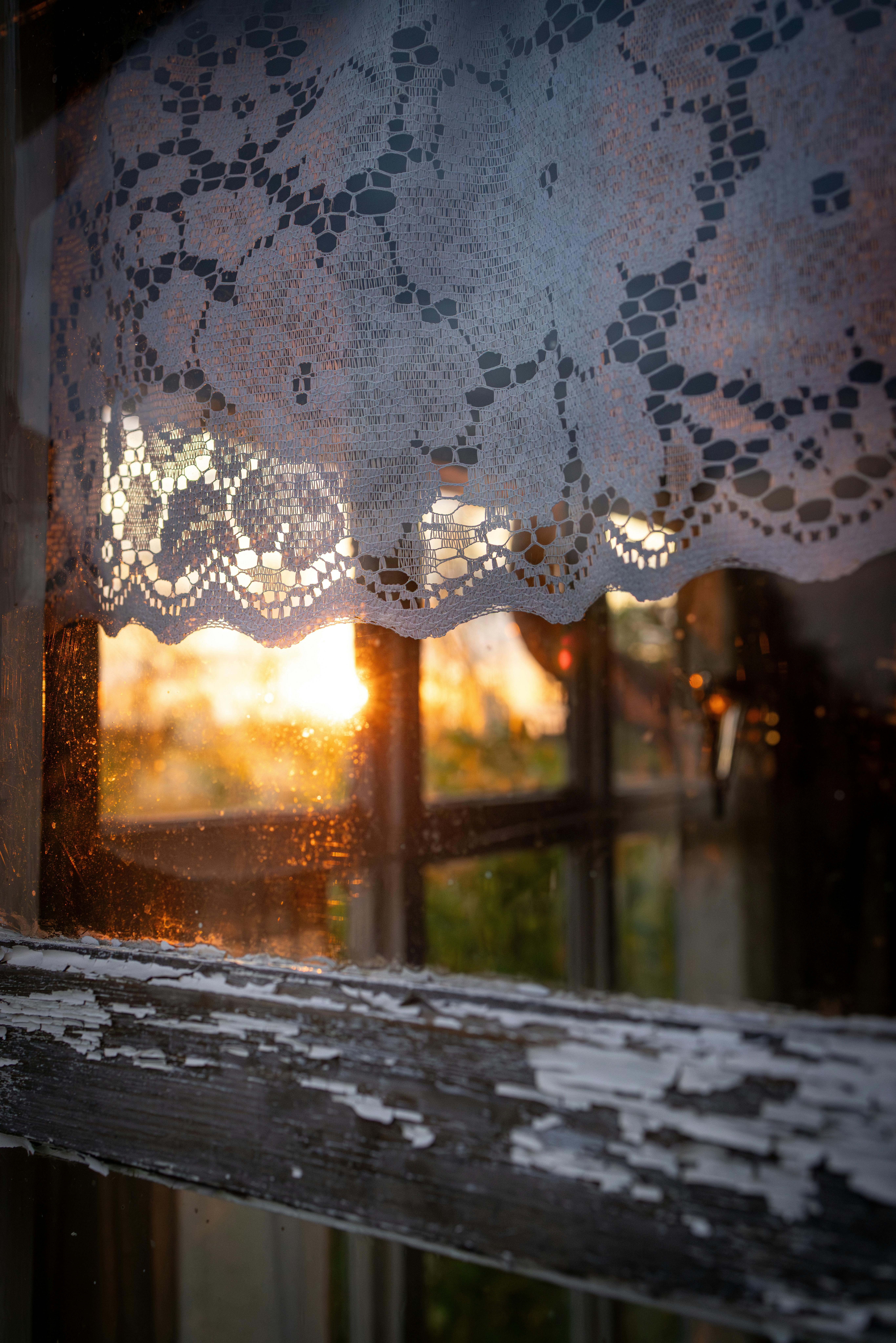 Rustic Window View at Sunset in Finland · Free Stock Photo