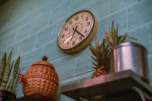 Clock Hanging On The Wall