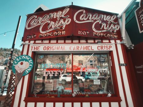 Free stock photo of architecture, business, candy