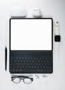 Modern Workspace Setup with Tablet and Accessories