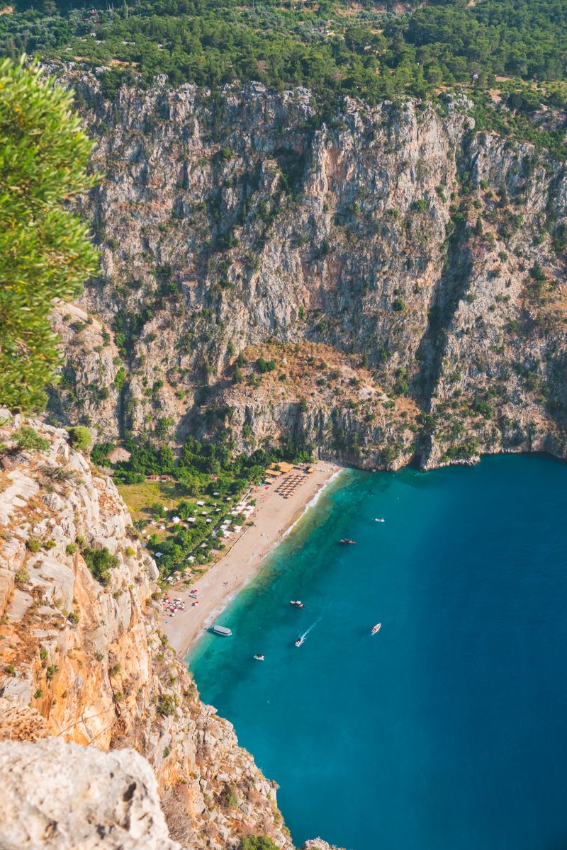 Butterfly Valley view from Faralya cliffs