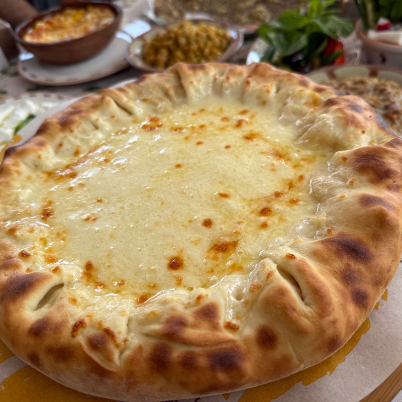 Anise-Spiced Cheese Manakish