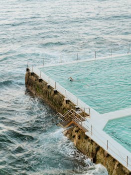 Free stock photo of beach, ocean, ocean pool