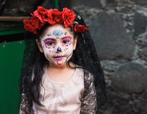 Photos gratuites de coiffure, dia de las muertos, enfants